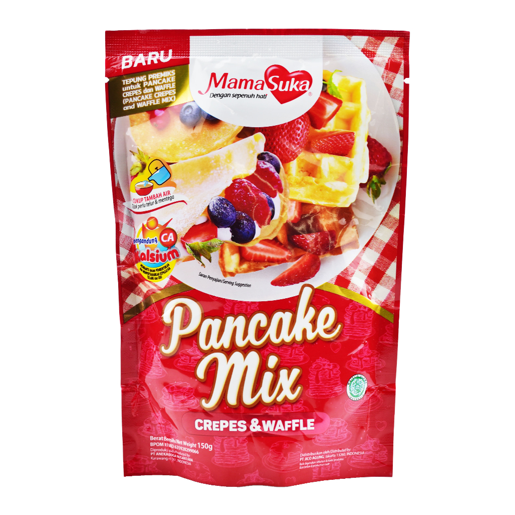 

Tepung Pancake Crepes Wafel MAMASUKA PANCAKE MIX 150 gr