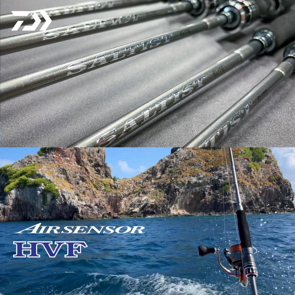 Daiwa Saltist Elite LJ 2023 Light Jigging Rod Joran Pancing