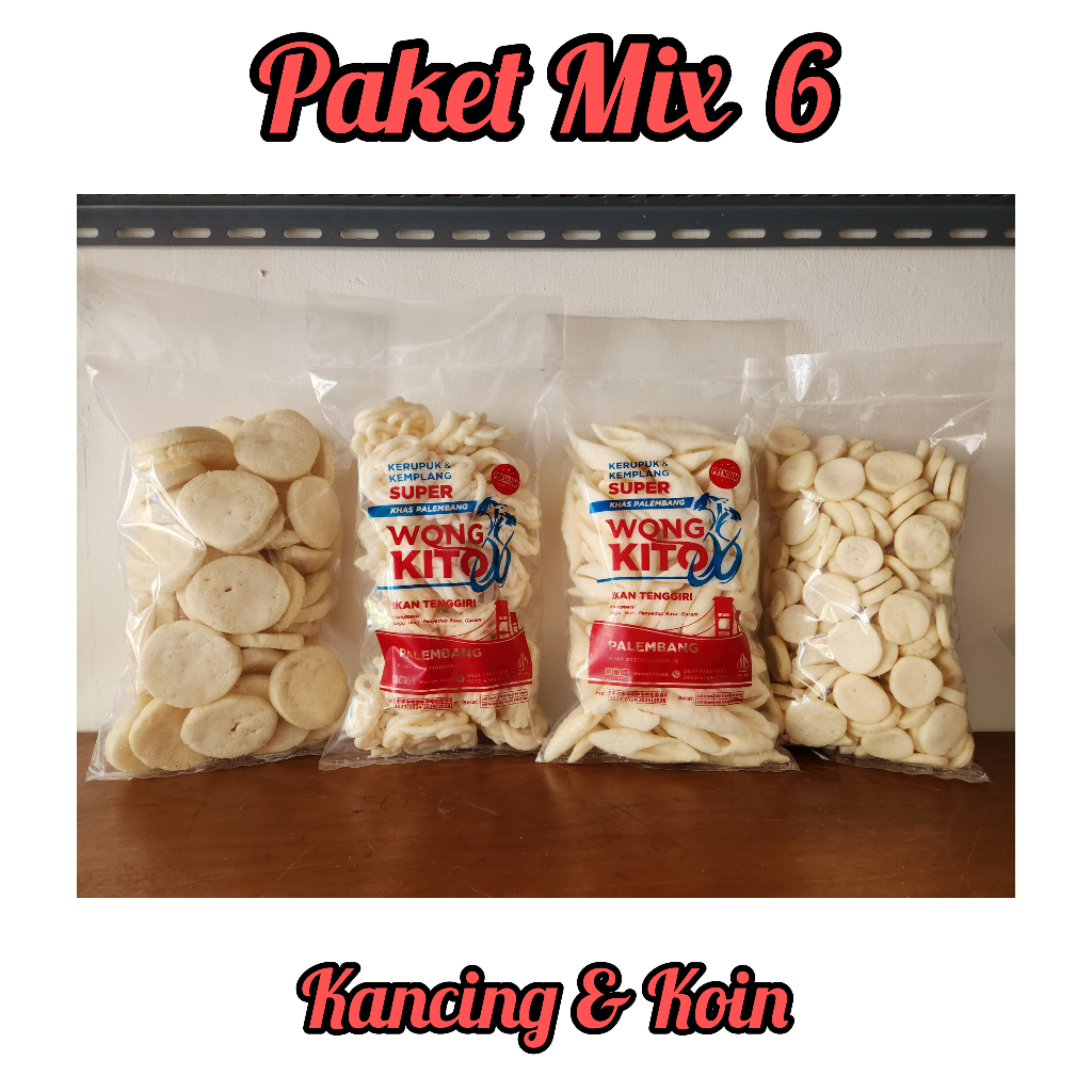 

Paket MIX 6 (Kancing & Koin)