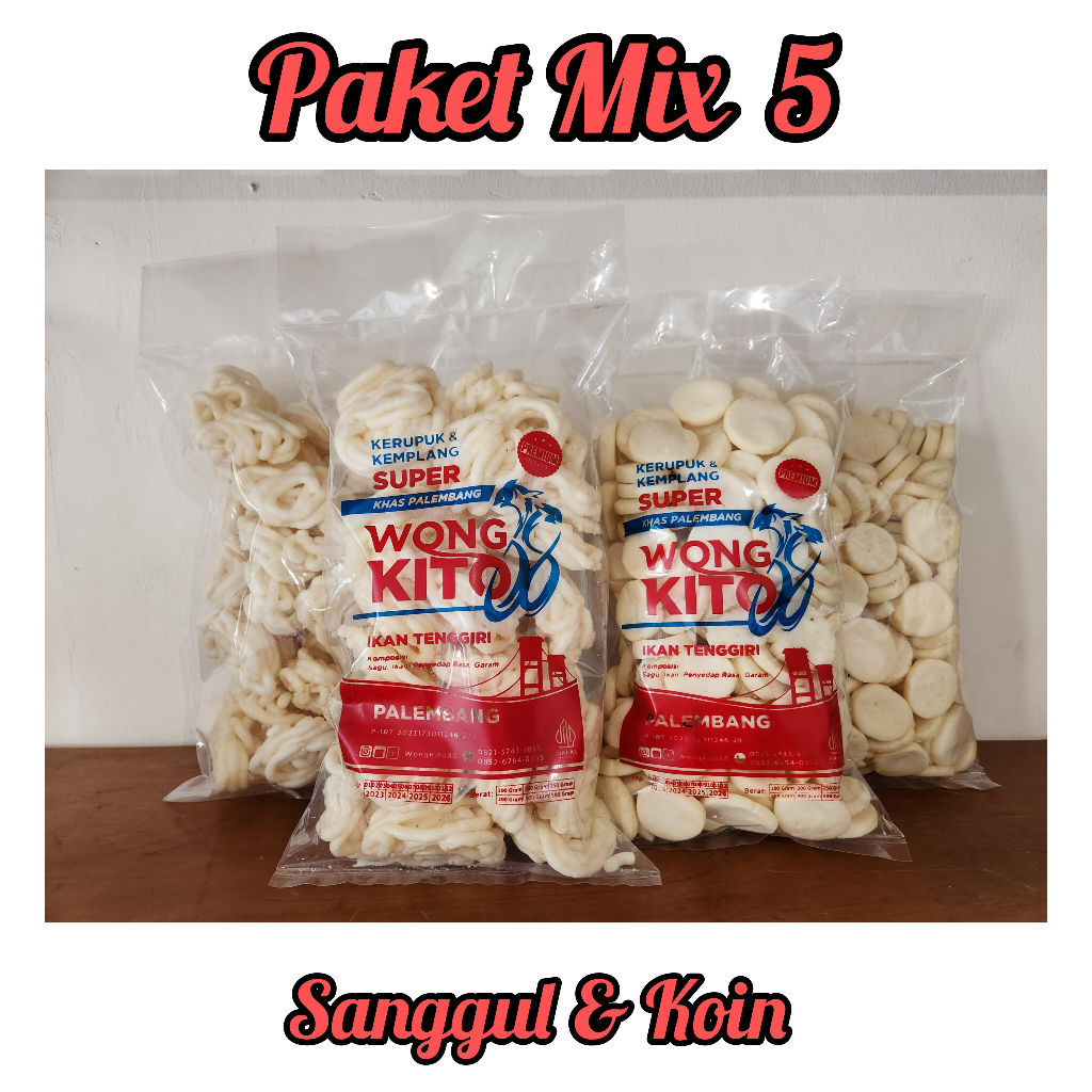 

Paket MIX 5 (Sanggul & Koin)