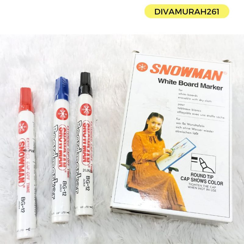 

SPIDOL SNOWMAN WHITEBOARD 2PCS RP 16.500