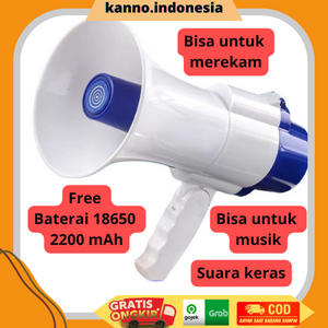 Pengeras Suara Megaphone Toa Portable Megafon Speaker Bisa Untuk Merekam Perekam Tour Tur Guide Jual
