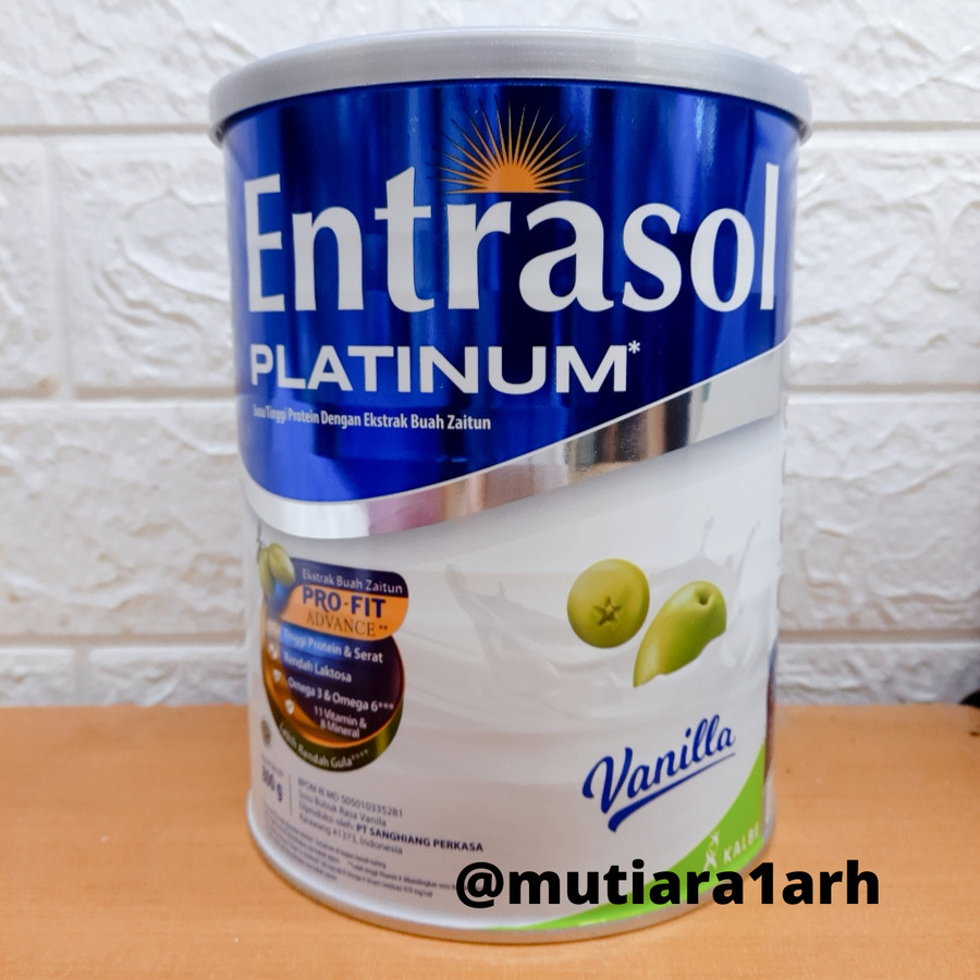 

ENTRASOL PLATINUM 800 GR VANILA