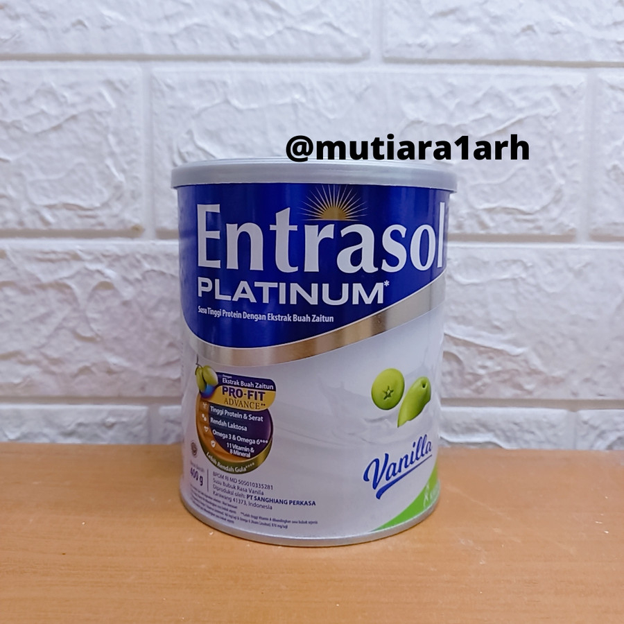 

ENTRASOL PLATINUM VANILA 400 GR