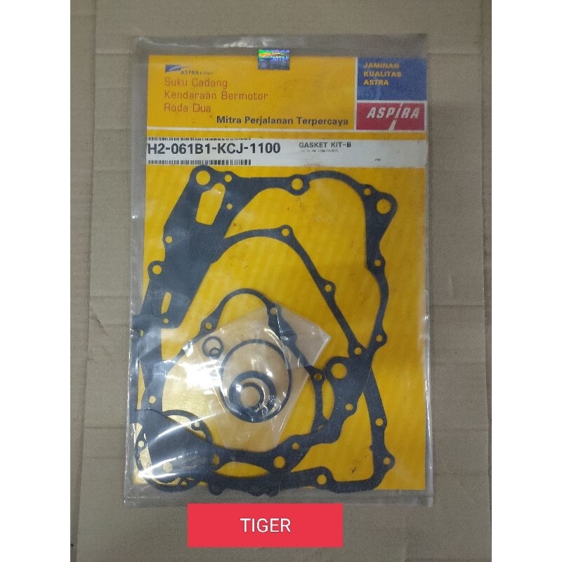 GASKET KIT B TIGER BAGIAN BAWAH CRANKCASE ASPIRA