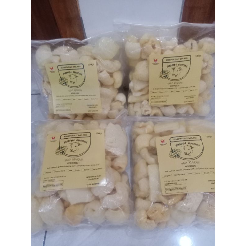 

100g kerupuk kulit sapi / dorokdok regina_snack murah eceran terlaris dan kiloan viral enak