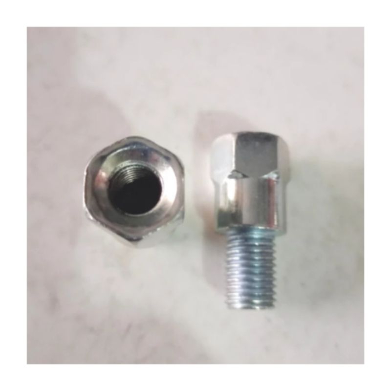 Baut Sambungan Peninggi Spion Set Honda Drat Luar 10MM/14MM Ke Suzuki Drat Dalam 8MM/12MM