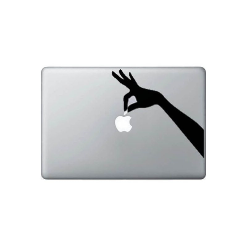 Stiker Decal Hand Picked Apple - Laptop Macbook Sticker