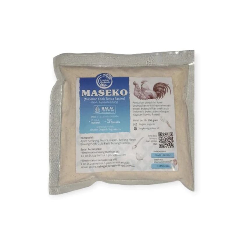 

Lingkar organik Maseko Reffil 100g Ayam kampung