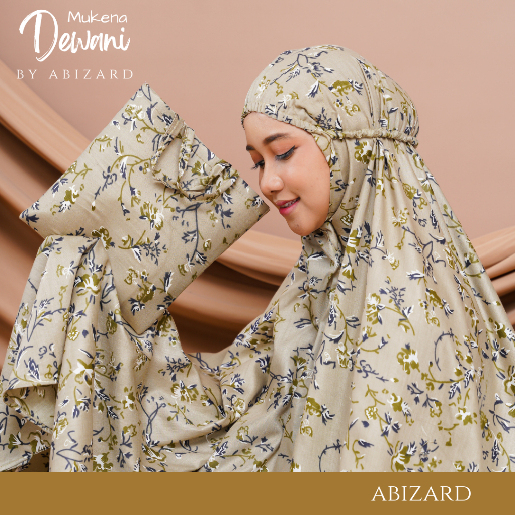 Abizard Mukena Dewasa Rayon DEWANI Ukuran Standart Cantik Mukena Travel