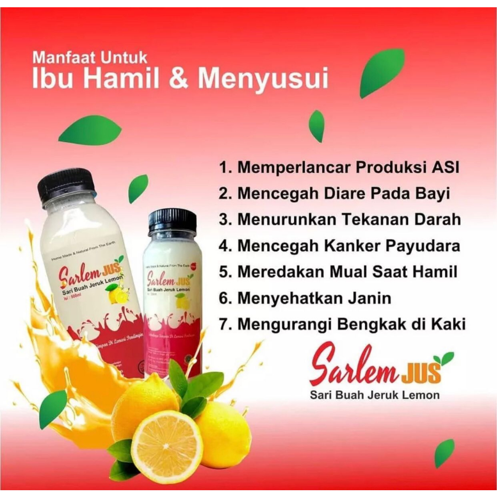 

Sarlemjus 100% Original Lemon Sari Buah Jeruk Lemon