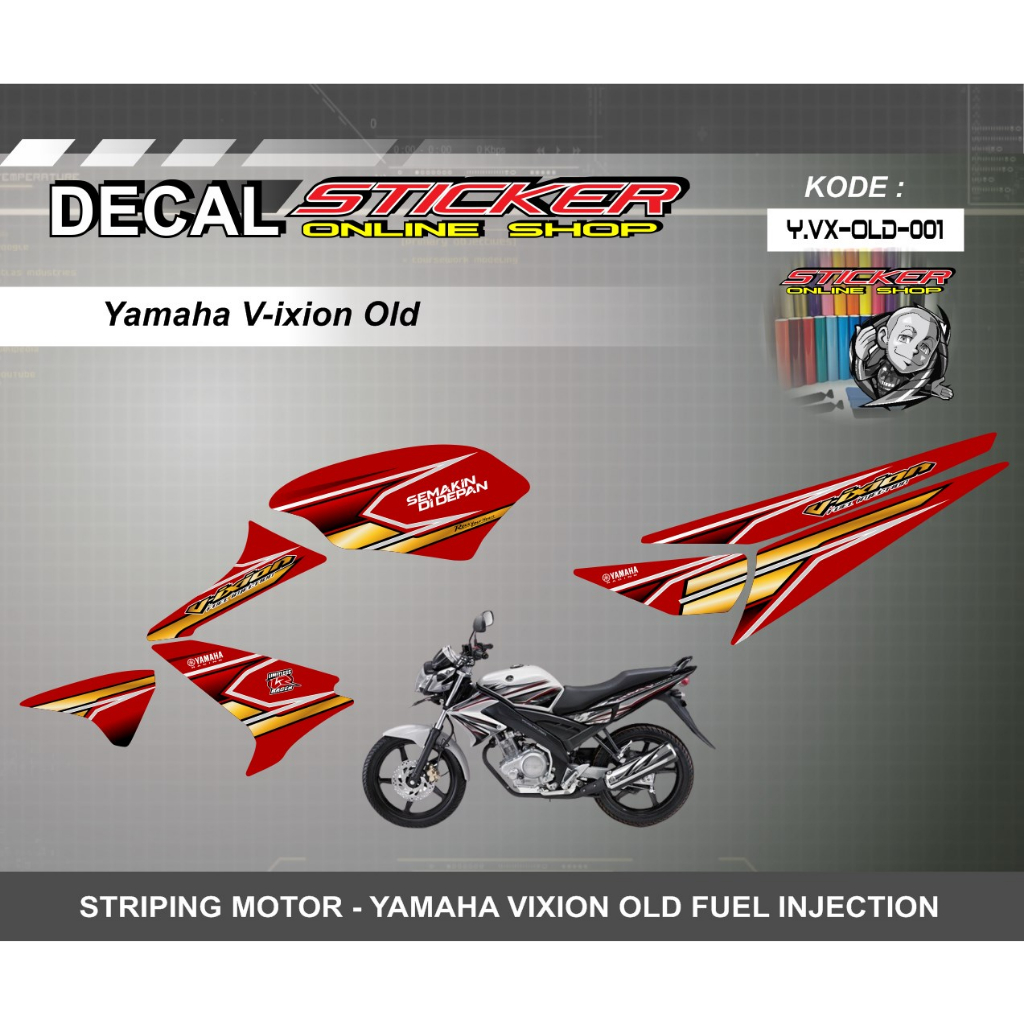 cod / striping variasi vixion old / decal vixion OLD FUEL INJECTION
