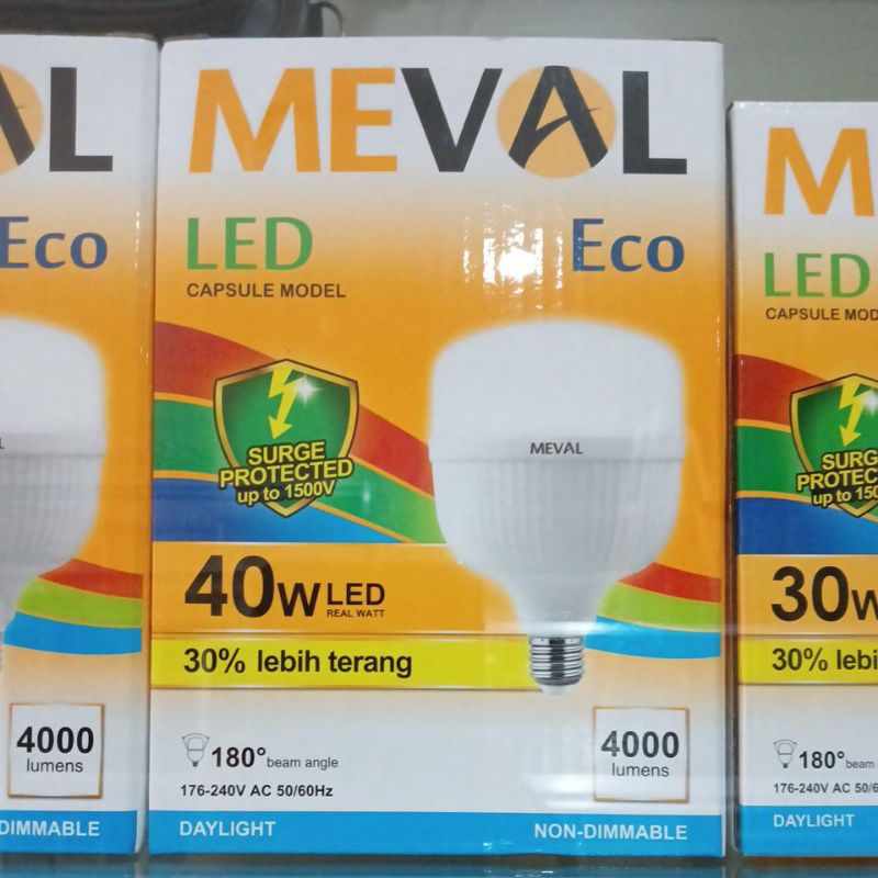 LAMPU LED MEVAL 40W 30W LAMPU 40 WATT LAMPU MEVAL 30 WATT