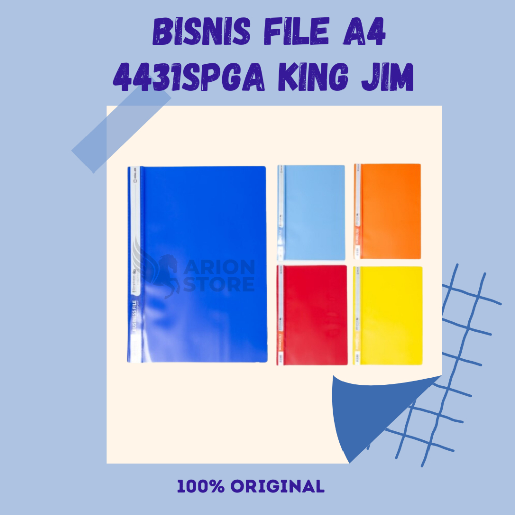 

[ARION STORE] Map Acco A4 4431SPGA King Jim / Map Acco A4 King Jim [PCS]