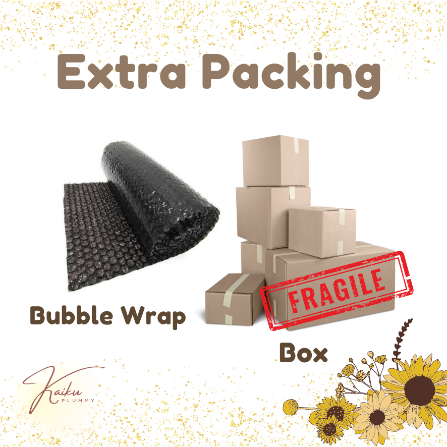 

Extra Packing Bubble Wrap + Dus