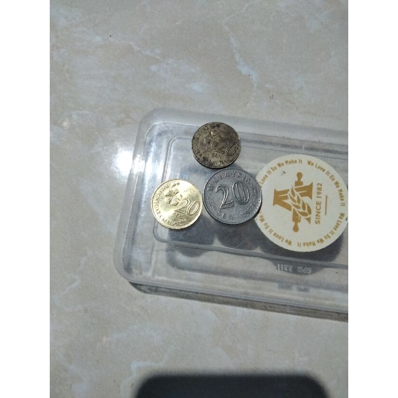 Koin Kuno Malaysia 20 sen❤️Clara Shop_-_