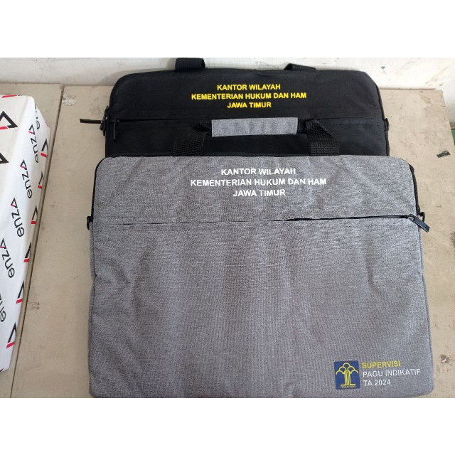 TAS LAPTOP, TAS LAPTOP TULISAN, TAS LAPTOP KANTOR, TAS LAPTOP CUSTOM NAMA