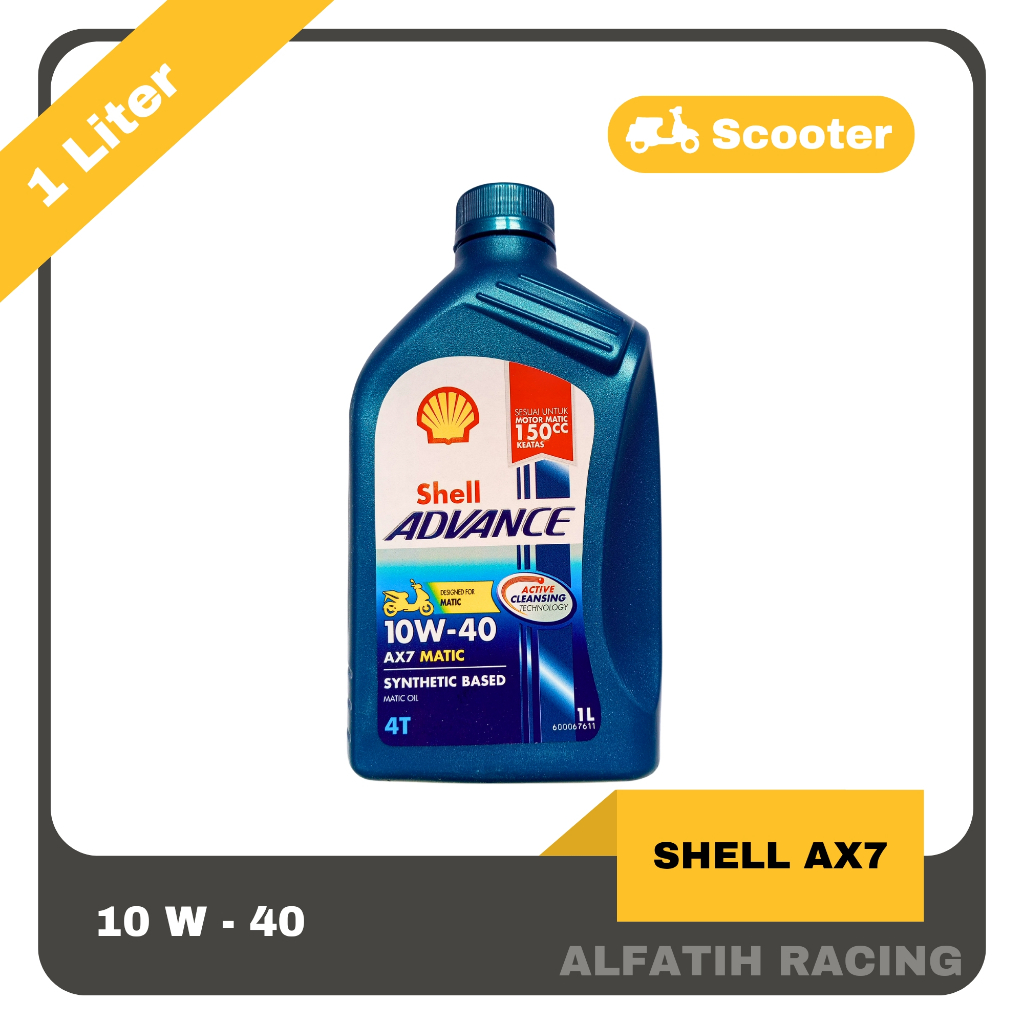 Oli Shell Matic ax7 1L - Oli Motor Matic
