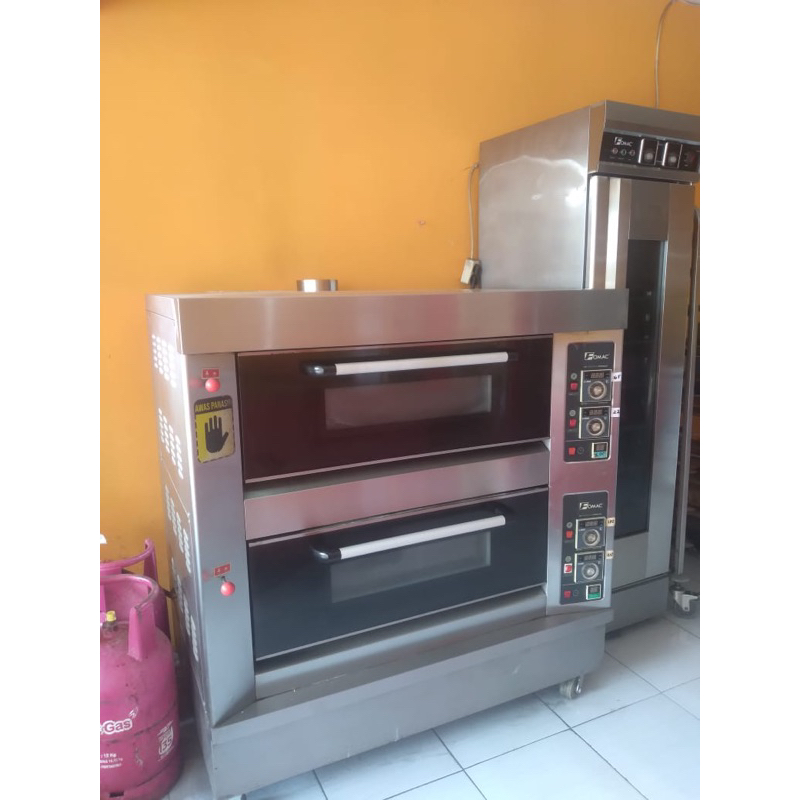 PRELOVED Gas Deck Oven 2 Deck 4 Tray FOMAC BOV-ARF40H