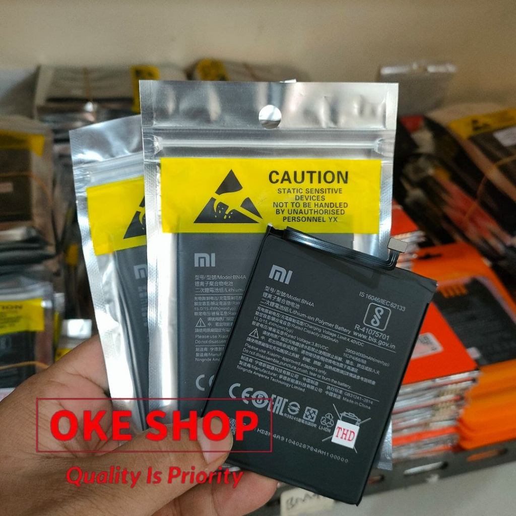 Baterai Hp Xiaomi Redmi Note 7 / Note 7 Pro Model BN4A Batre Batrei Battery Tanam Xiomi siomi Not 7