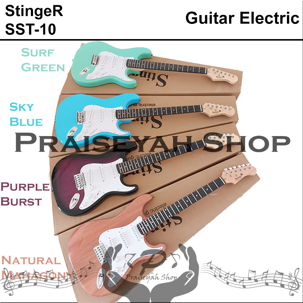 Gitar Listrik Stinger Elektrik Stratocaster SST-10