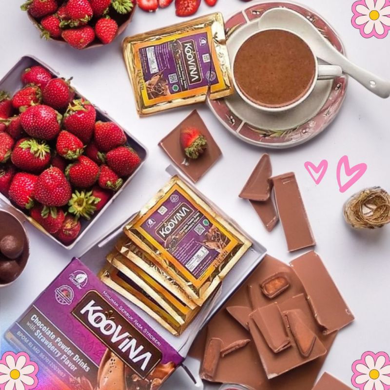 

KOOVINA CHOCOLATE POWDER DRINKS WITH STRAWBERRY FLAVOR