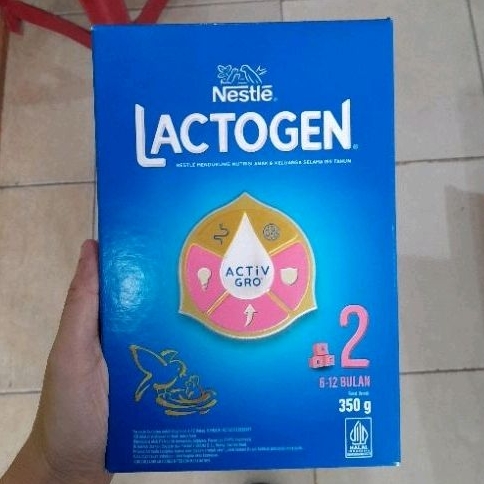 Lactogen 2 susu tahap 2 nestle susu formula bayi usia 6-12 bulan 350gr.