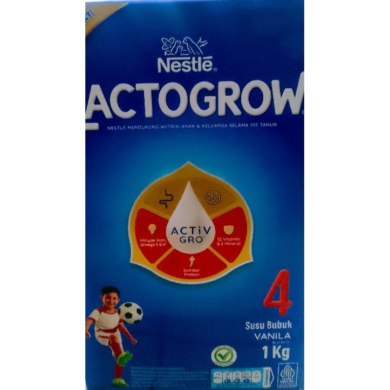 

Lactogrow 4 vanila 1kg.Exp: januari 2025