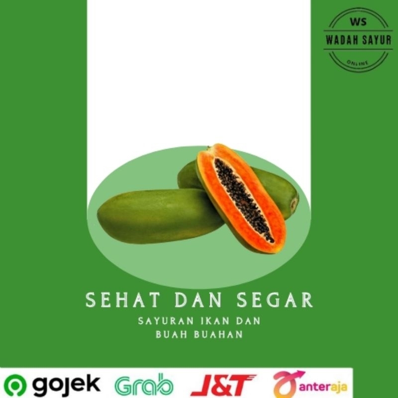 

Buah Pepaya Manis ( 1 Buah ) | Wadah Sayur Bogor