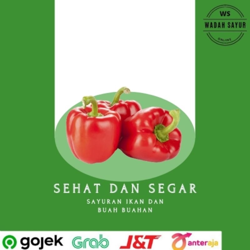 

Paprika Merah ( 250 Gram ) | Wadah Sayur Bogor