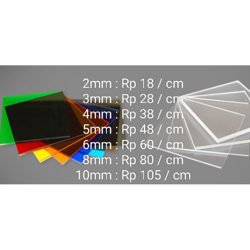 AKRILIK JASA LASER CUTTING & FABRIKASI NON LOGAM ( AKRILIK, MDF, TRIPLEK)