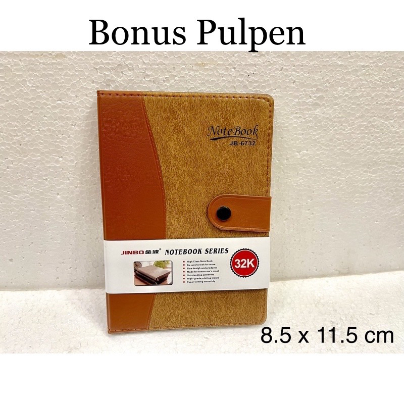 

Buku Agenda Kerja Kancing Bonus Pulpen