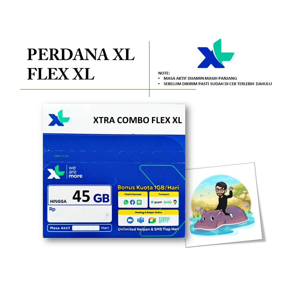 XTRA COMBO FLEX XL - KARTU PERDANA XL -  KUOTA XL
