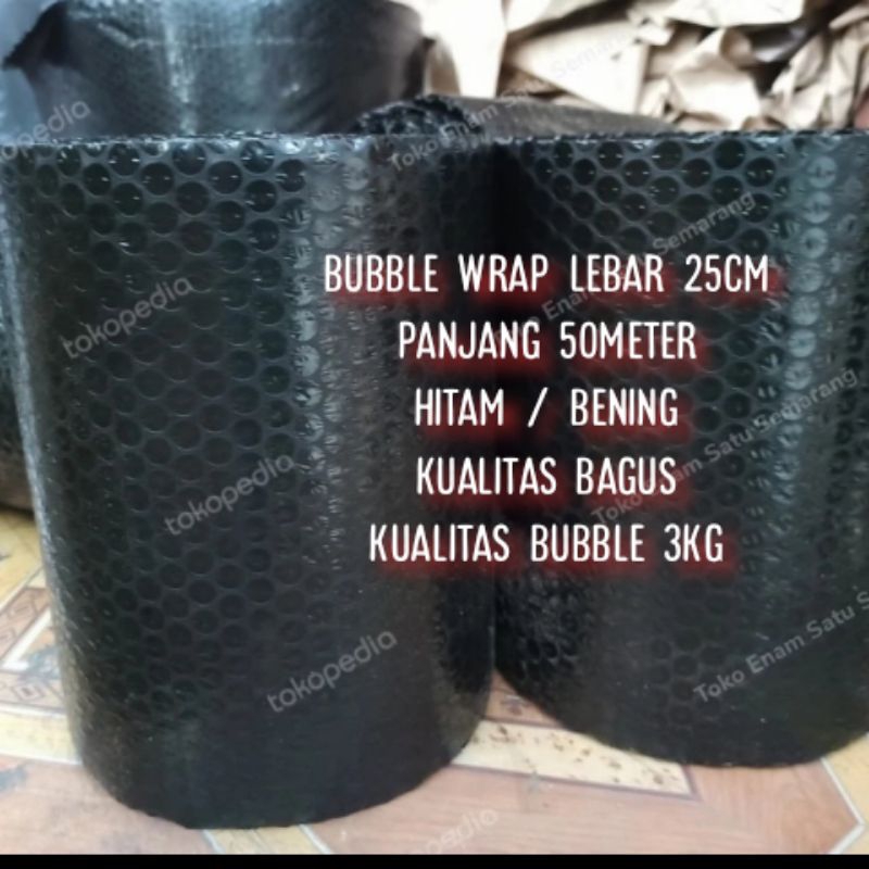 

bubble wrap plastik gelembung lebar 25 cm panjang 50meter