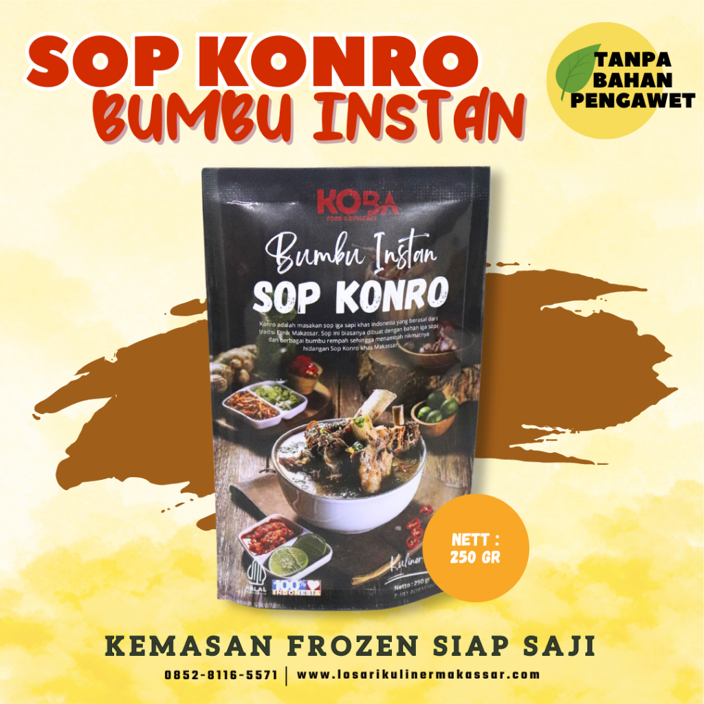 

BUMBU KONRO INSTAN ( LOSARI KULINER )