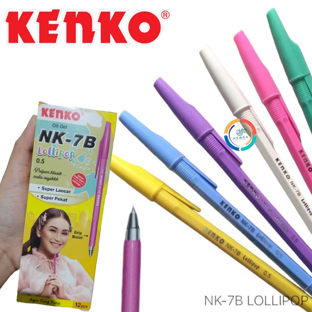 

Kenko Oil Gel Pen Lolipop 0.5mm Hitam