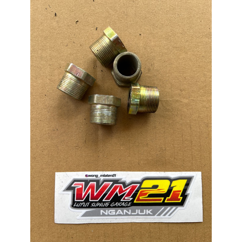 sambungan drat tangki kecil ke drat kran besar adaptor keran bensin