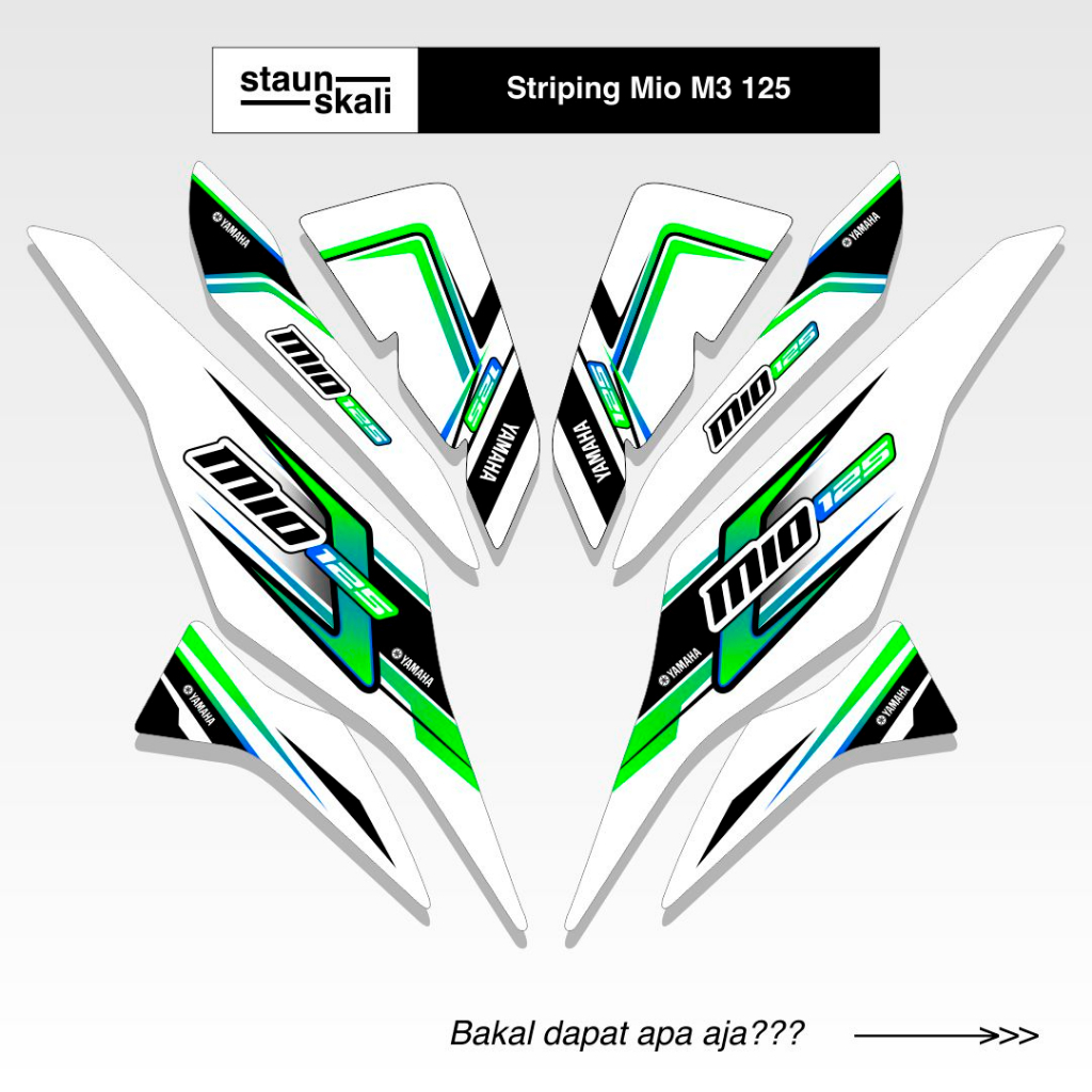 Striping Mio M3 125 Variasi (13) Z 125i Yamaha Full Body 2013 2014 2015 2016 2017 2018 2019 2020 202