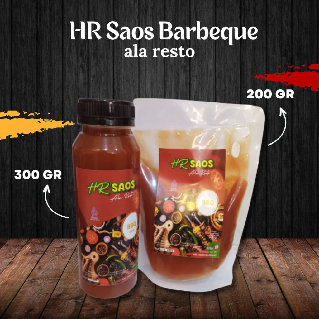

HR SAOS BBQ/BARBEQUE ALA RESTO VARIAN (300GR&200GR)