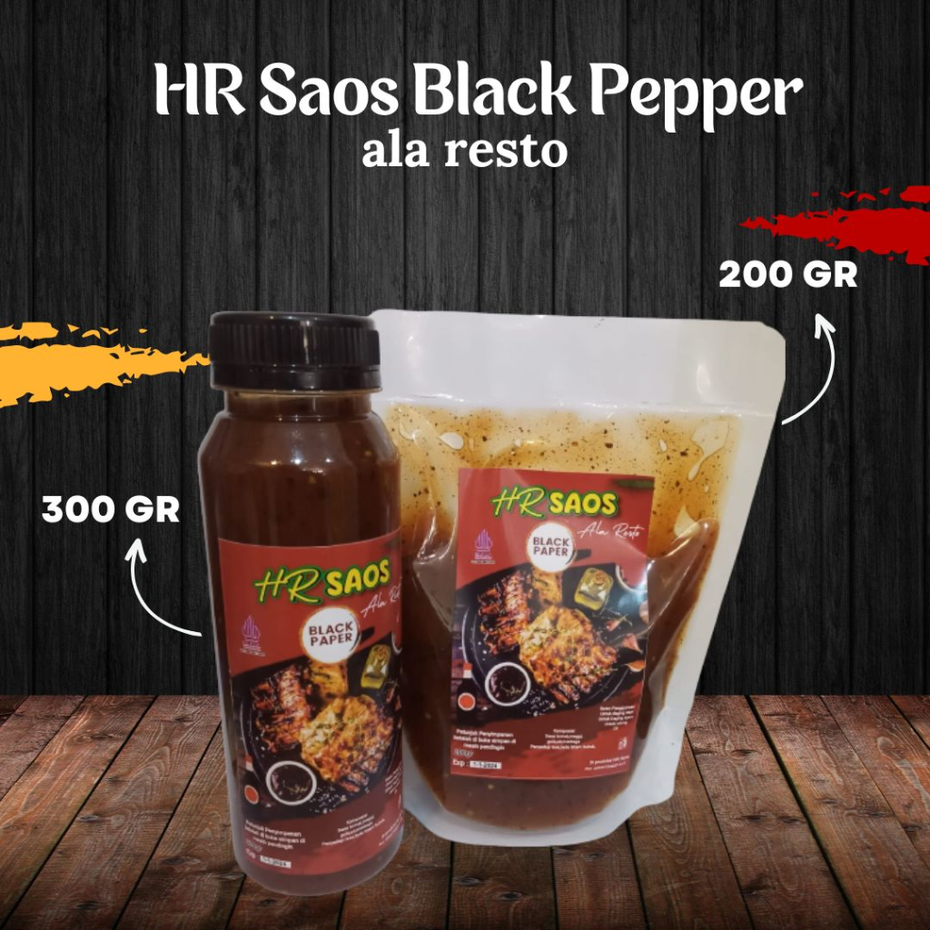 

HR SAOS BLACKPEPPER ALA RESTO VARIAN (200GR & 300GR)