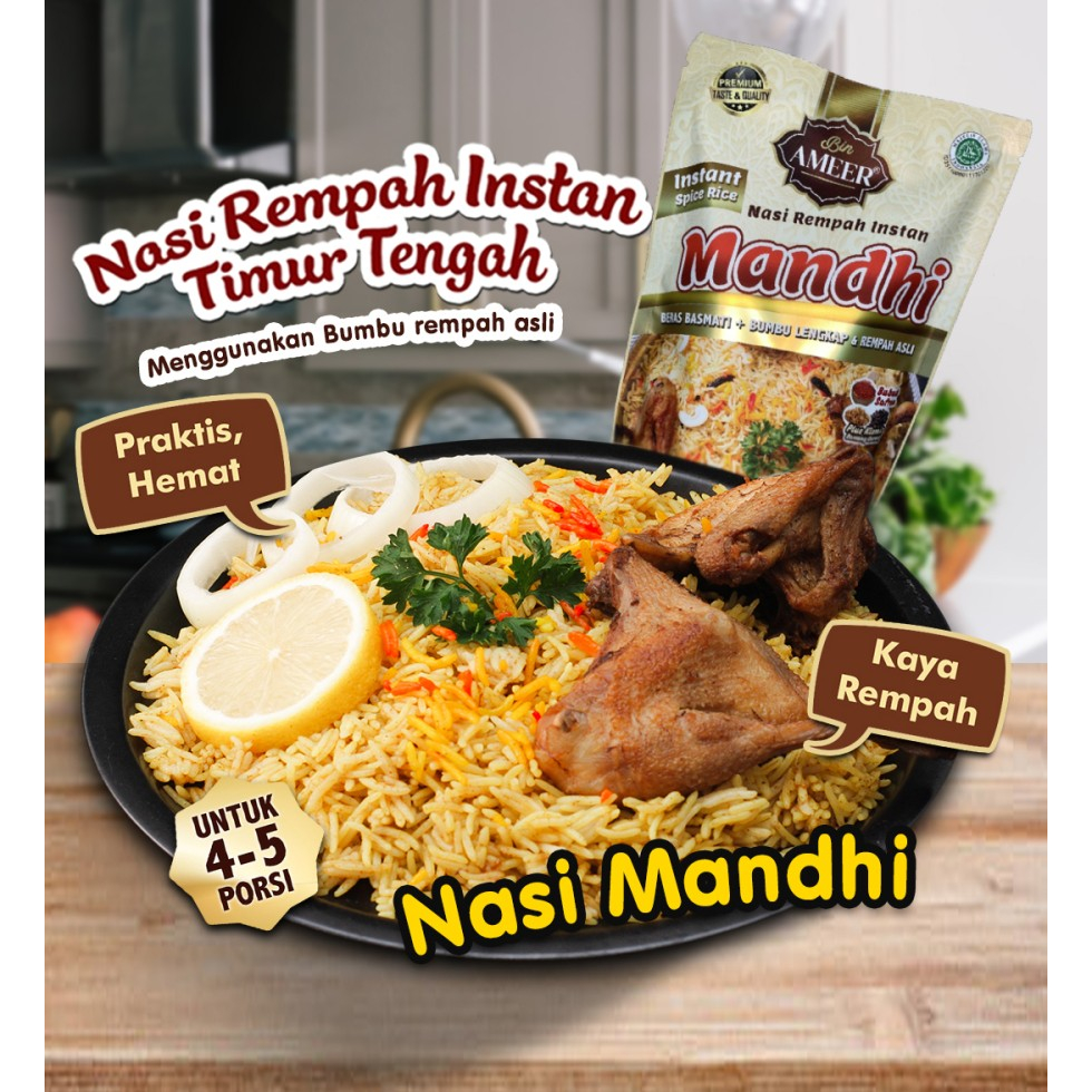 Nasi Mandhi Bumbu Instan | bin Ameer