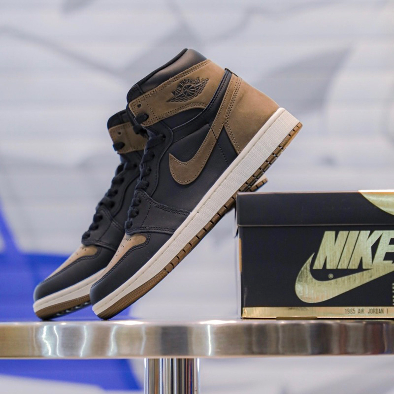 Nike Air Jordan 1 High Palomino Dark Mocha 100% Authentic