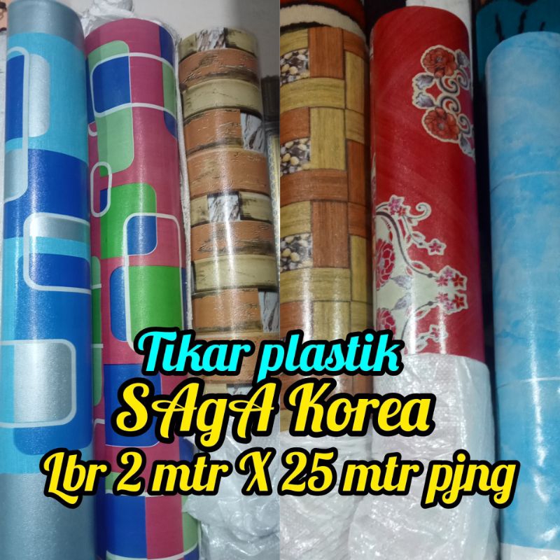 tikar plastik KOREA SAGA/ROBY lebar 2meter