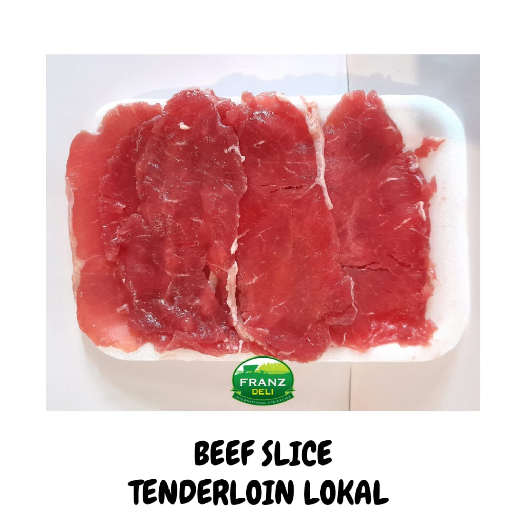 

BEEF TENDERLOIN LOKAL SLICE 250 GR ( Daging Sapi Lokal Has Dalam )