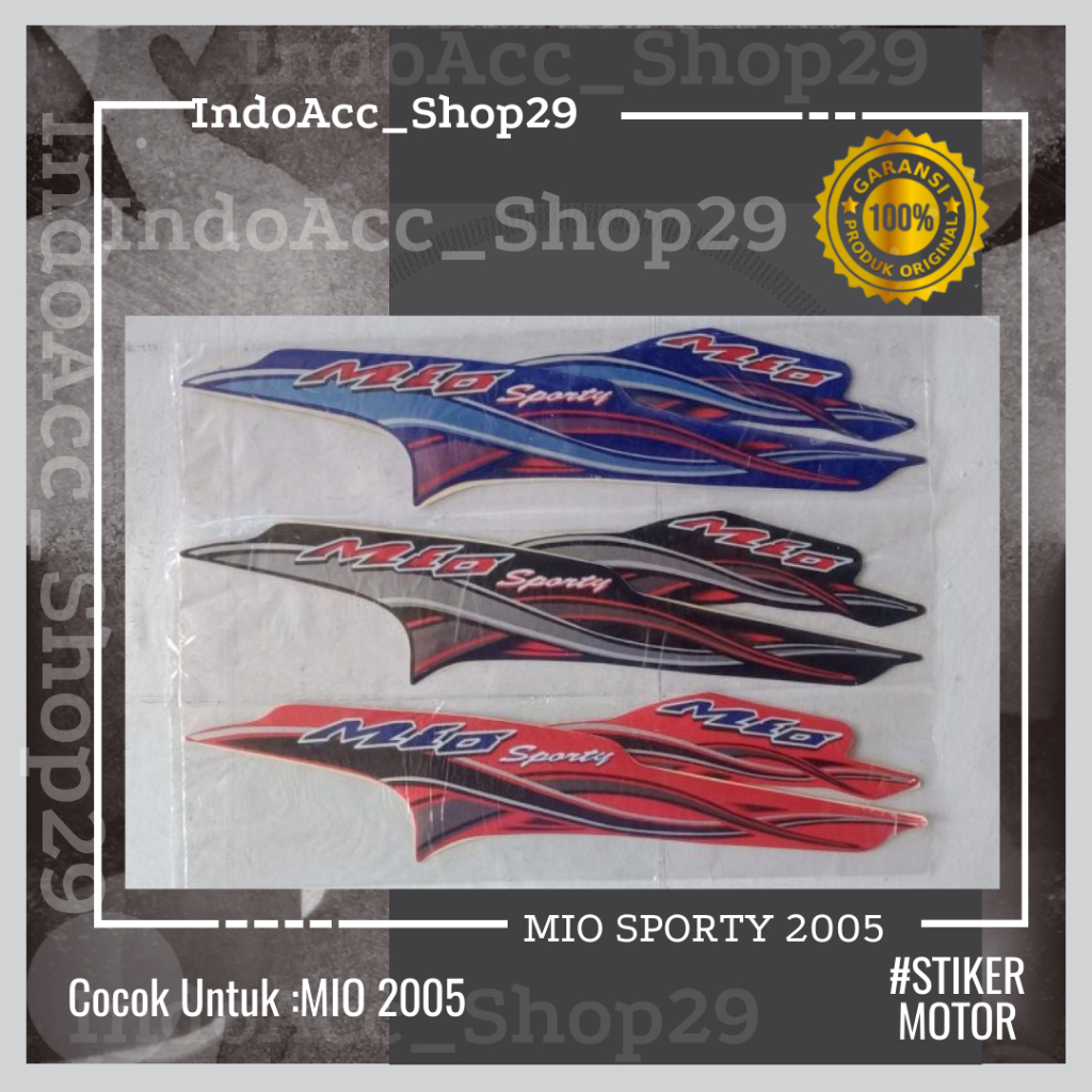 STIKER / STRIPPING MIO SPORTY 2005