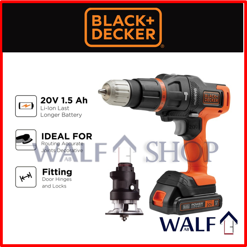 Black Decker Multi EVO185H1 + Router