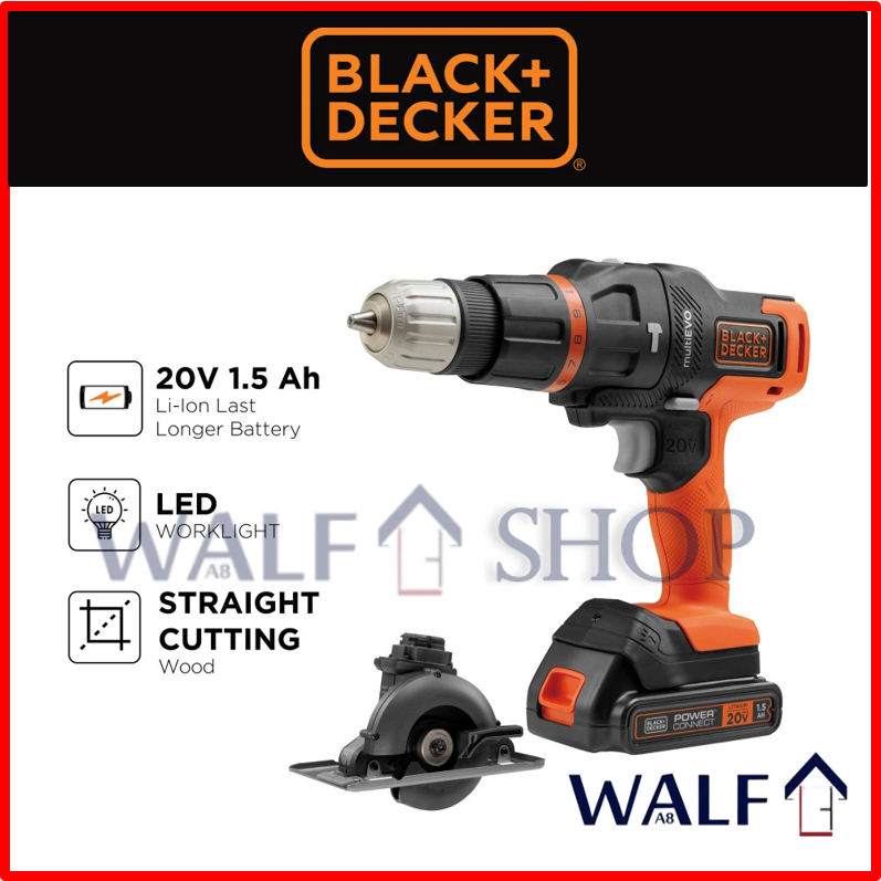 Black Decker Multi EVO185H1 + Circular