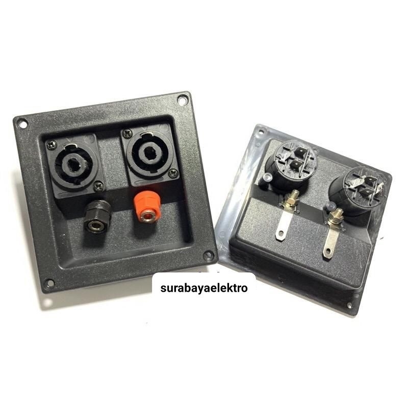 TERMINAL SPICON DENGAN BUILDING/TERMINAL KOTAK BOX SPEAKER 2 PIN