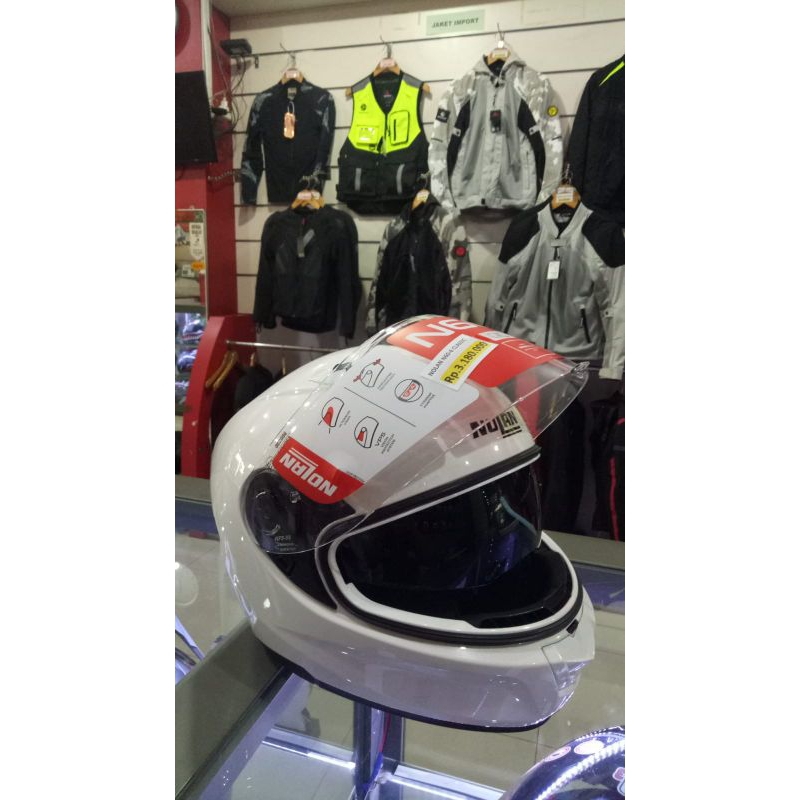 Helm Nolan N60. 6 Clasic White N606