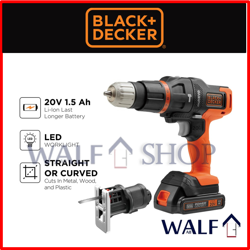 Black Decker Multi  EVO185H1 + Jigsaw